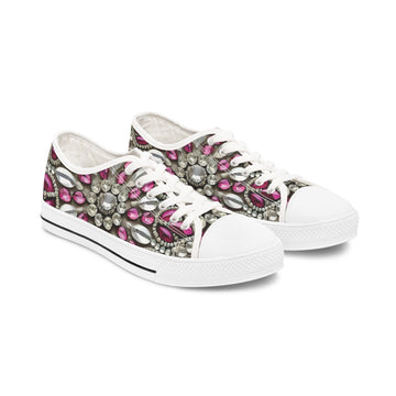 PInk Dazzle Women Low Top Sneakers