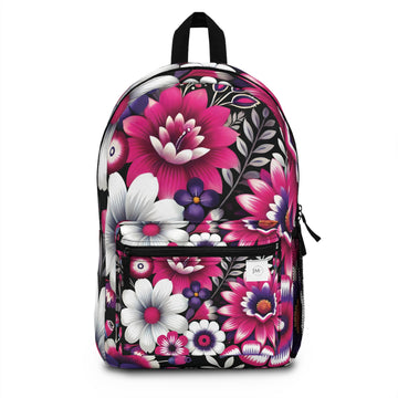 Pink & Purple Floral Backpack