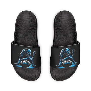 Carolina Panther's Slide Sandals (Personalized)