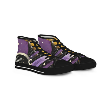 Royal Radiance Men's High Top Sneakers