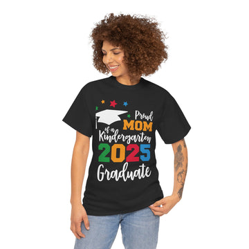 Proud Mom Graduation Tee 2025 | Unisex Heavy Cotton T-Shirt