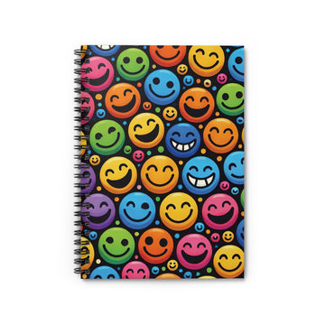 "All Smiles" Spiral Notebook - Ruled Line