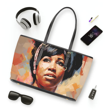 PU Leather Shoulder Bag (Queen of Soul)