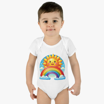 "Sunshine" Infant Baby Rib Bodysuit