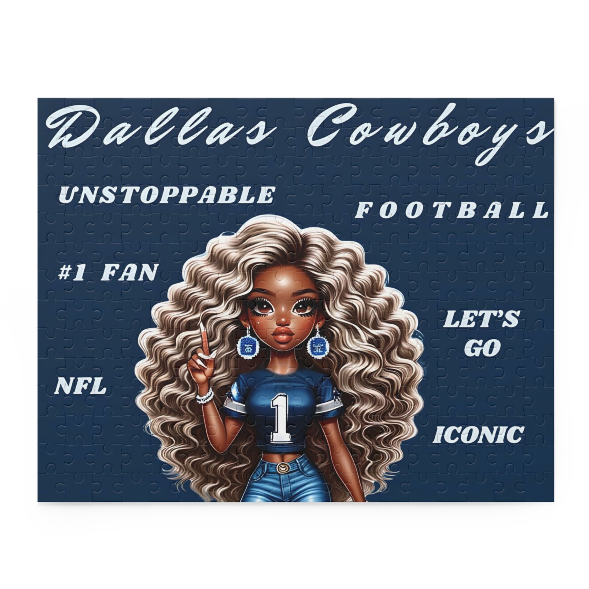 Cowboys Fan Puzzle (120, 252, 500-Piece)