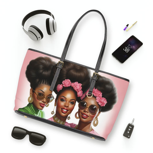 PU Leather Shoulder Bag (Sisters)