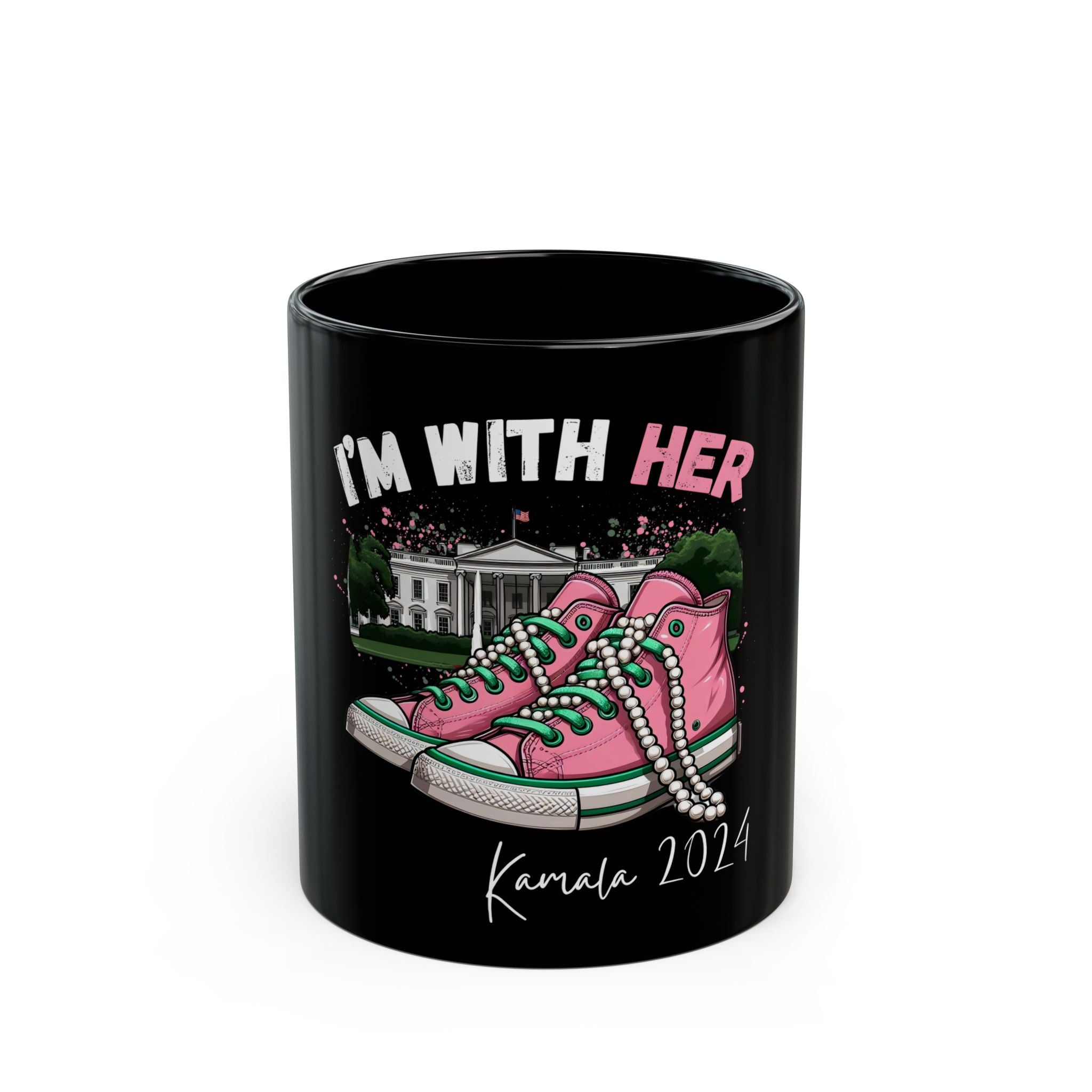 I'm With Her Black Mug (11oz, 15oz)