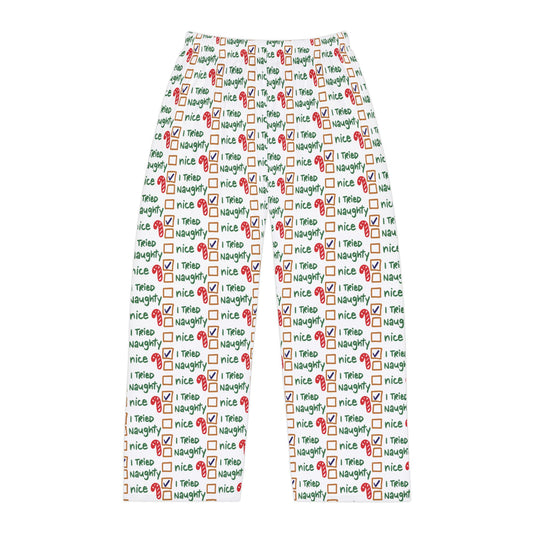 Holiday Humor Pajama Set - Naughty, Nice... I Tried! (Men)