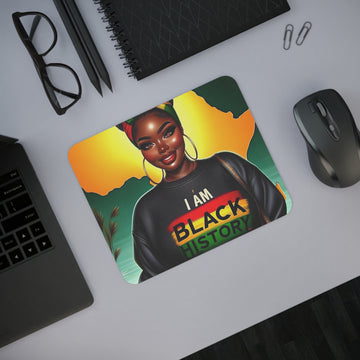 I AM Black History Desk Mouse Pad