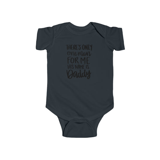 "One Man" Infant Fine Jersey Bodysuit