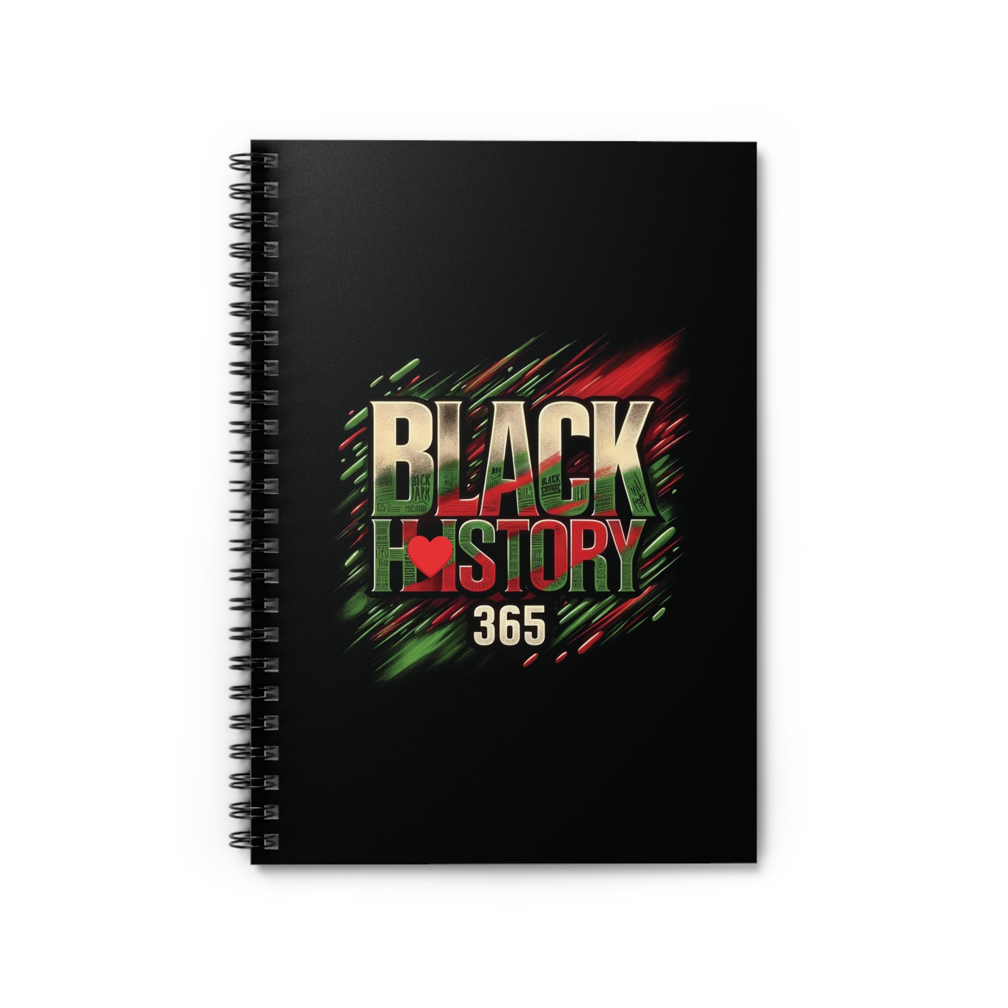 Black History 365 Spiral Notebook - Ruled Line