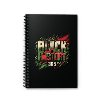 Black History 365 Spiral Notebook - Ruled Line