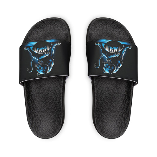 Carolina Panther's Slide Sandals (Personalized)