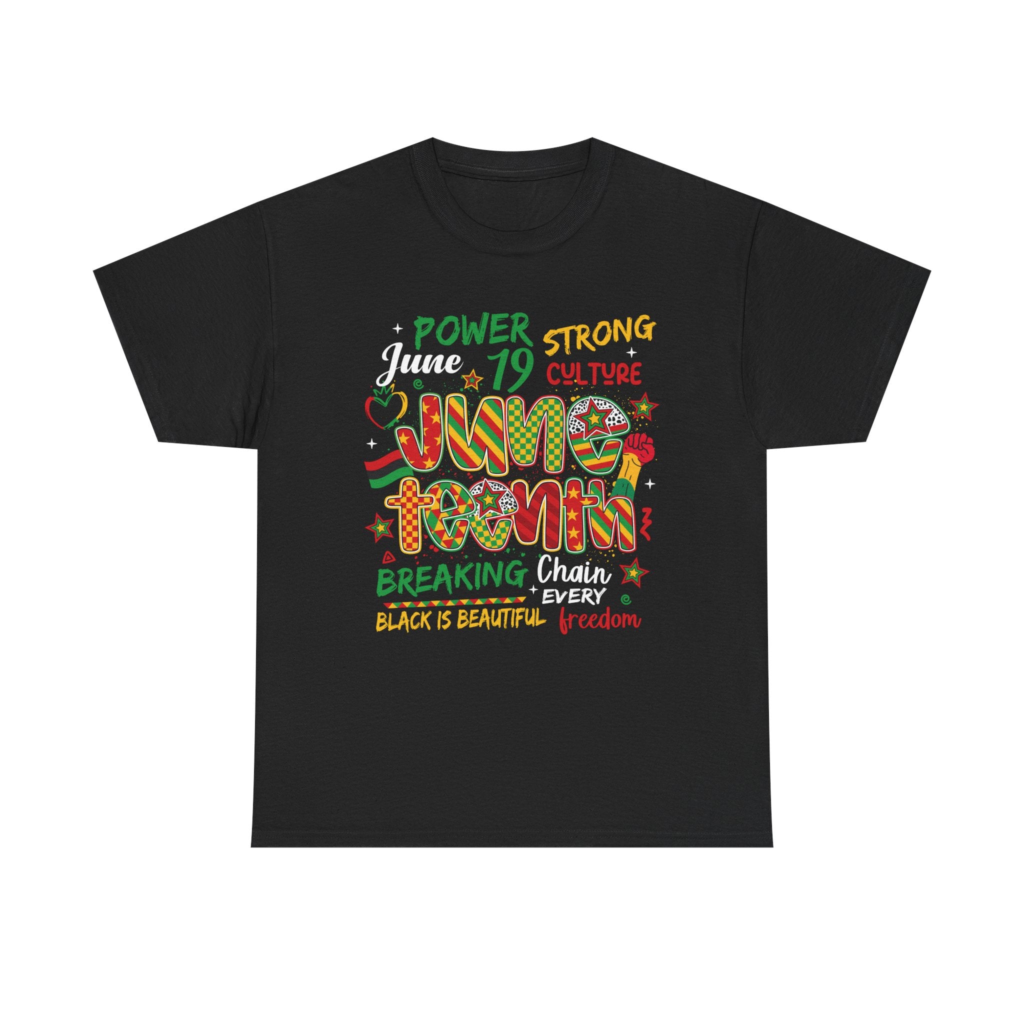Unisex Juneteenth Tee – Celebrate Freedom, Culture & History (Color - Black)