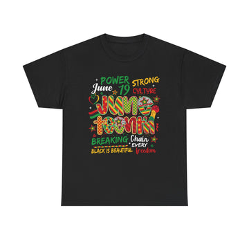 Unisex Juneteenth Tee – Celebrate Freedom, Culture & History (Color - Black)