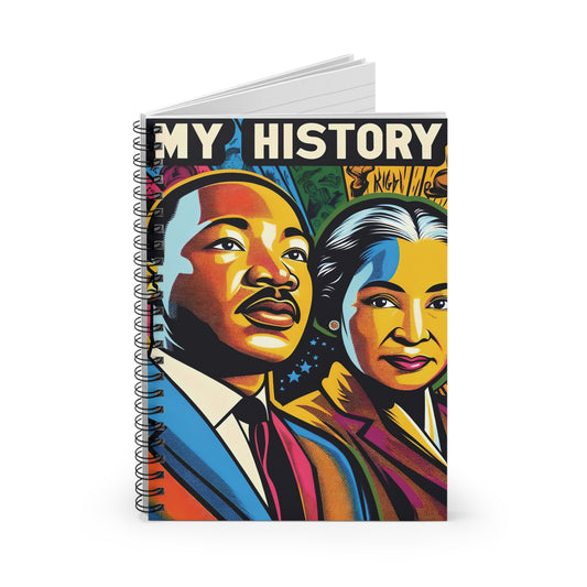 My History Spiral Notebook - Ruled Line