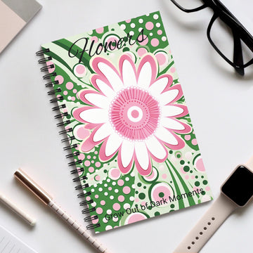 Cool Spiral Journey Notebook (Flower)