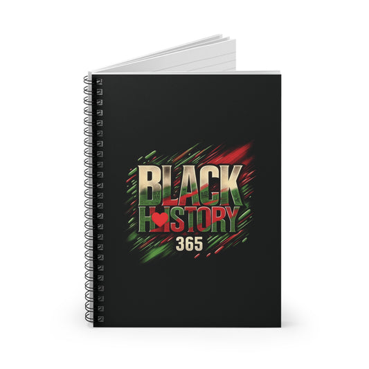 Black History 365 Spiral Notebook - Ruled Line