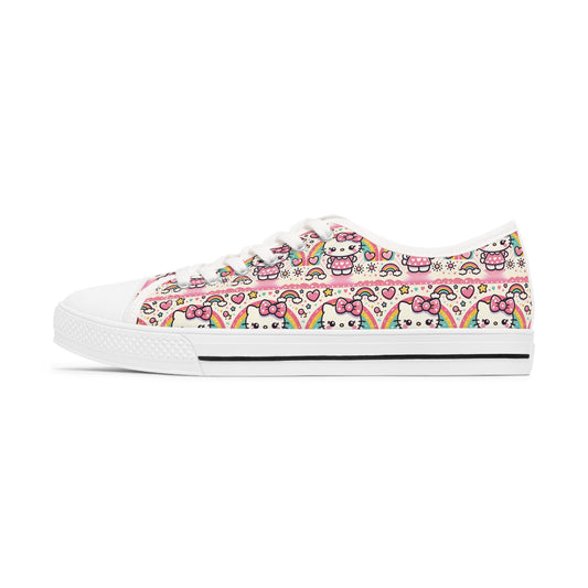 Purrfect Delight Women Low Top Sneakers