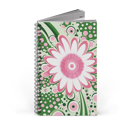 Cool Spiral Journey Notebook (Flower #2)
