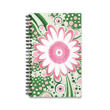 Cool Spiral Journey Notebook (Flower #2)