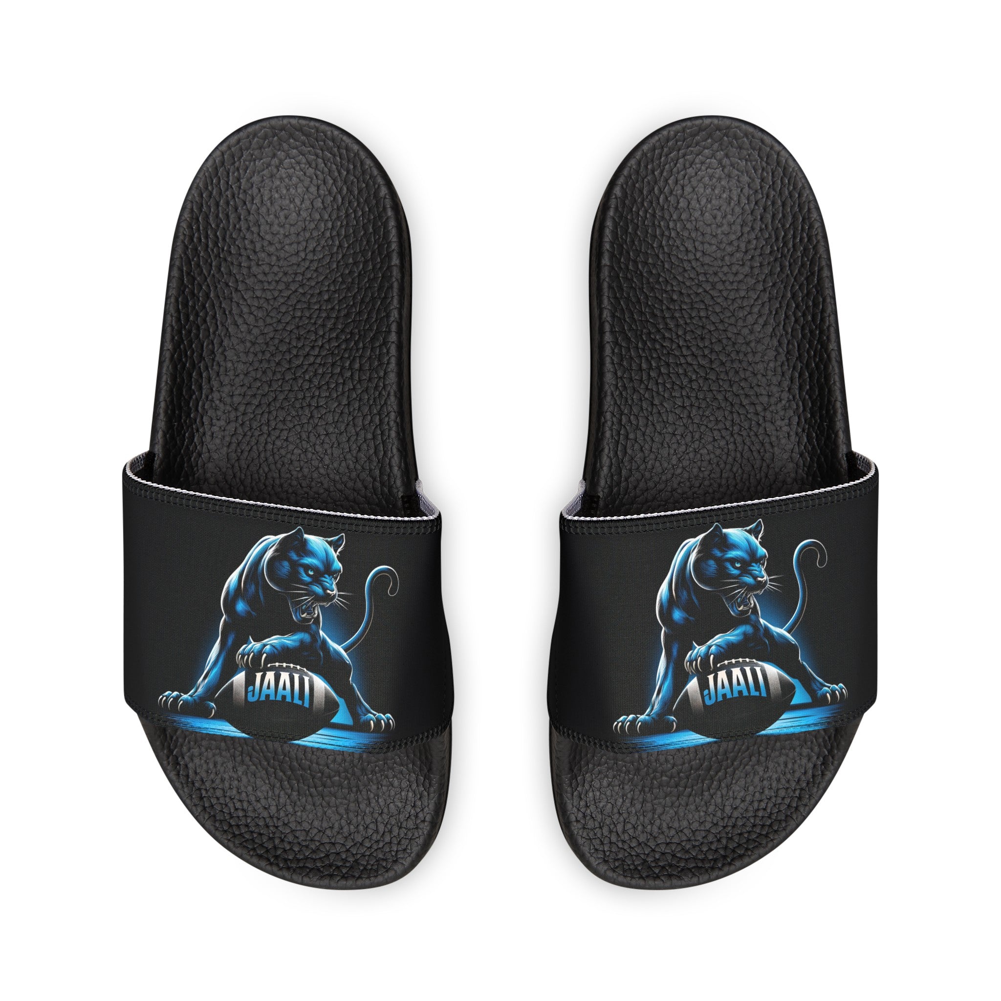 Carolina Panther's Slide Sandals (Personalized)