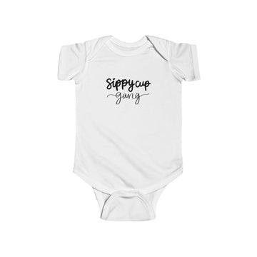 Sippy Cup Gang Infant Fine Jersey Bodysuit