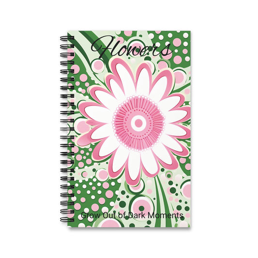 Cool Spiral Journey Notebook (Flower)