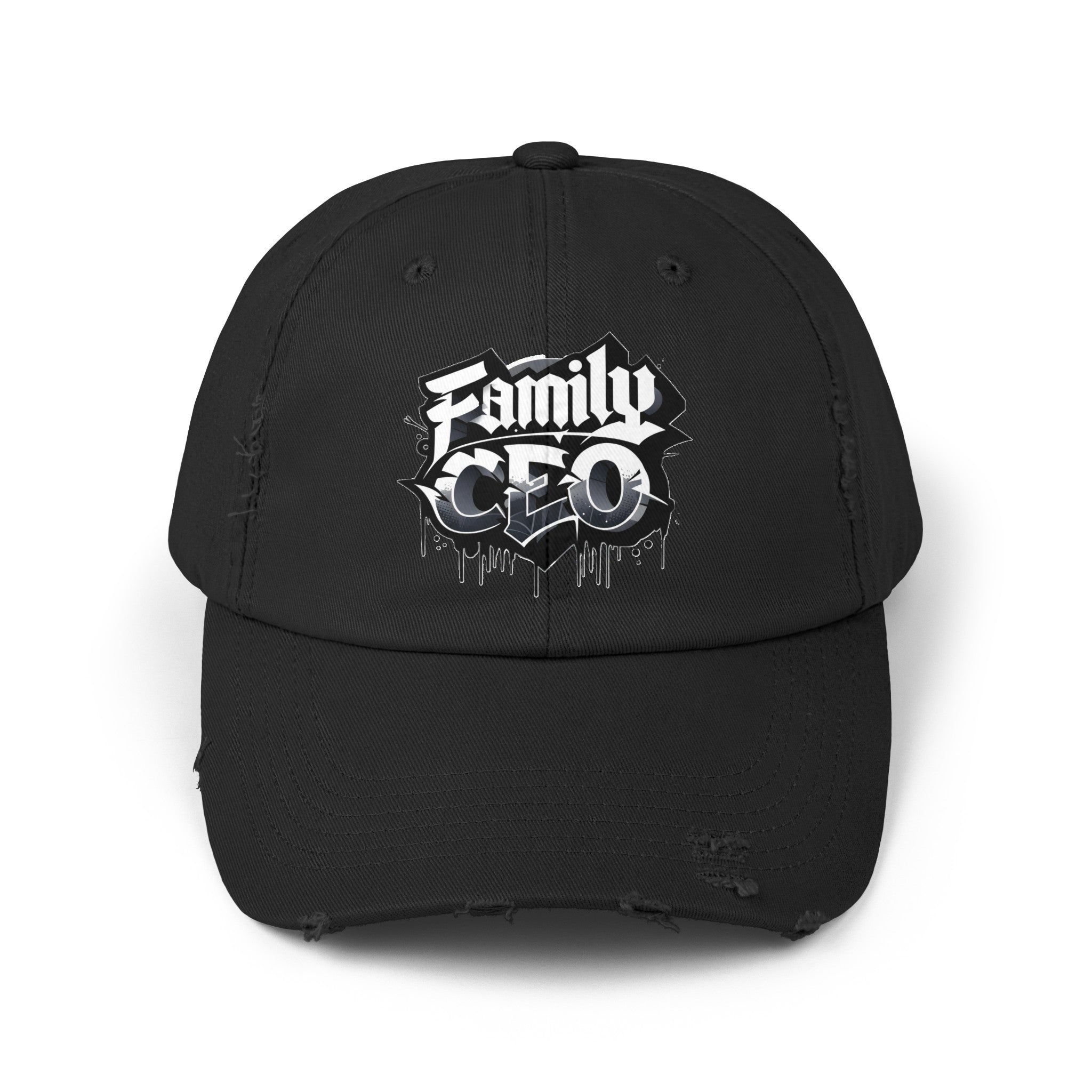 Family CEO Unisex (Adult) Distressed Cap