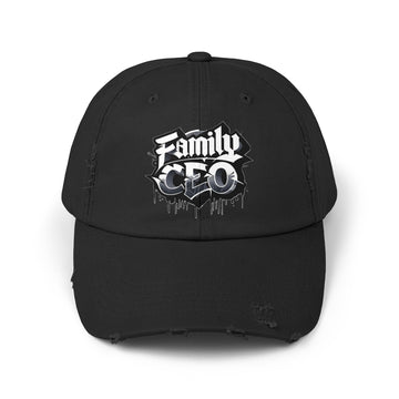 Family CEO Unisex (Adult) Distressed Cap