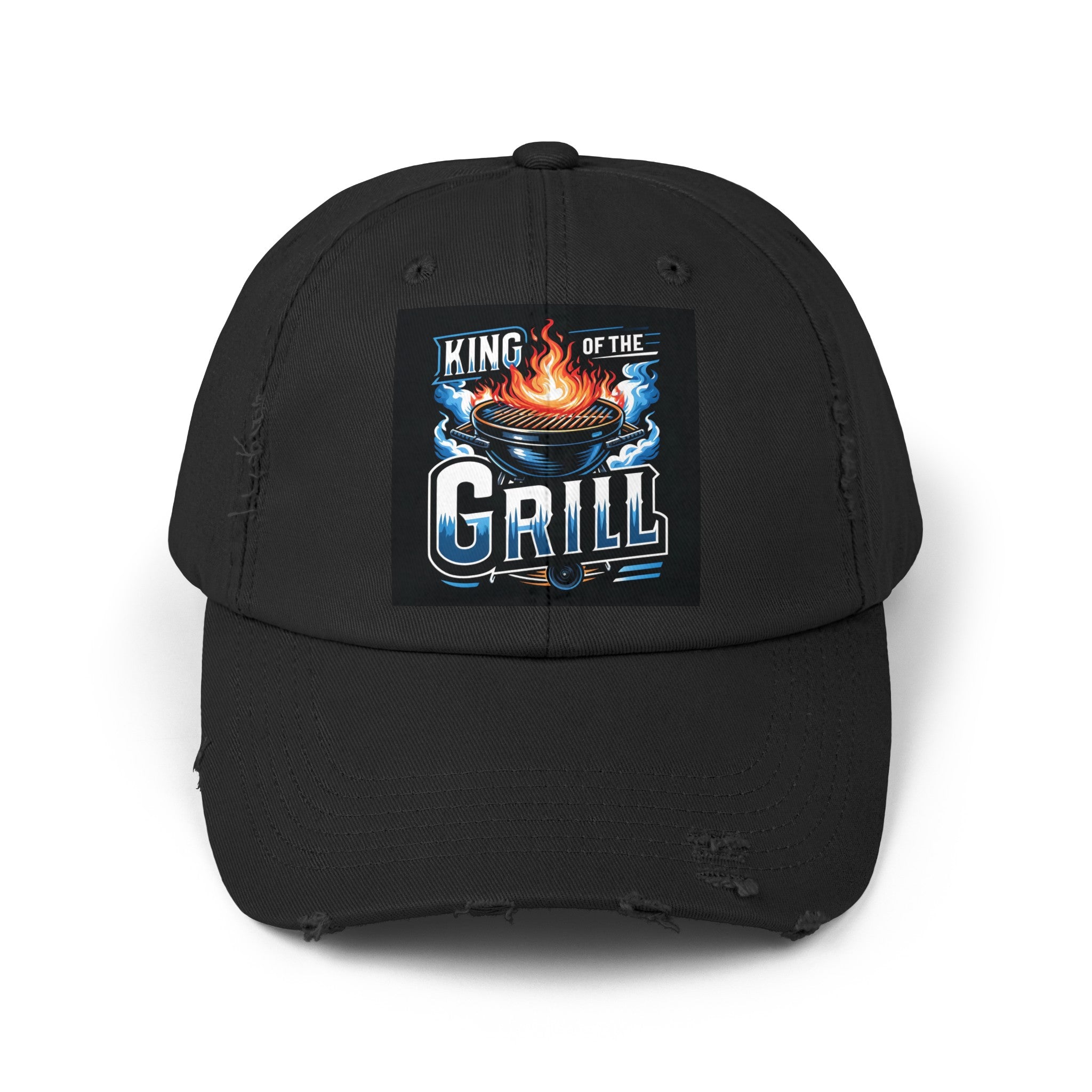 King of the Grill (Adult) Distressed Cap