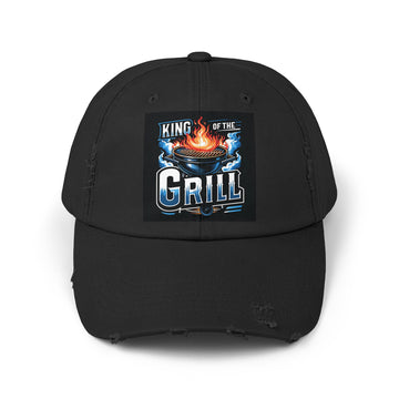 King of the Grill (Adult) Distressed Cap