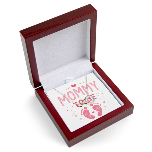 Mommy 2 Be Infinity Circle Necklace