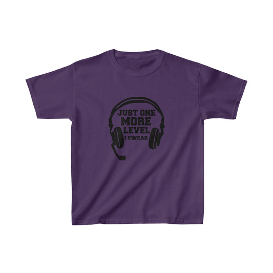 "Just One More Level" Kids Heavy Cotton™ Tee