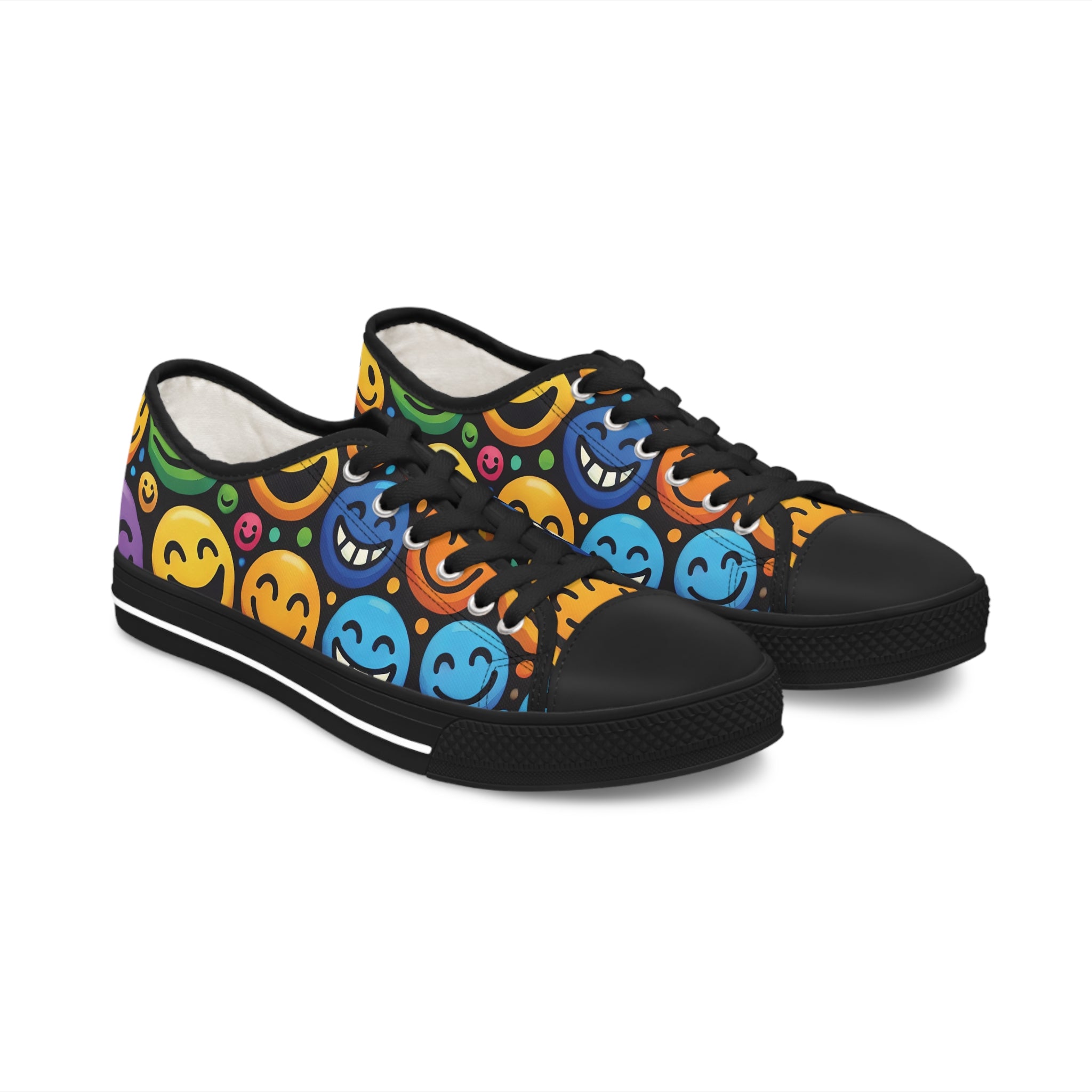 Cheerful Chucks Women's Low Top Sneakers