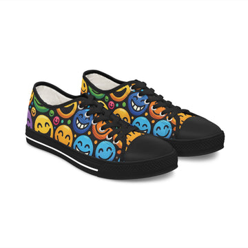 Cheerful Chucks Women's Low Top Sneakers
