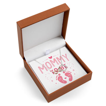 Mommy 2 Be Infinity Circle Necklace