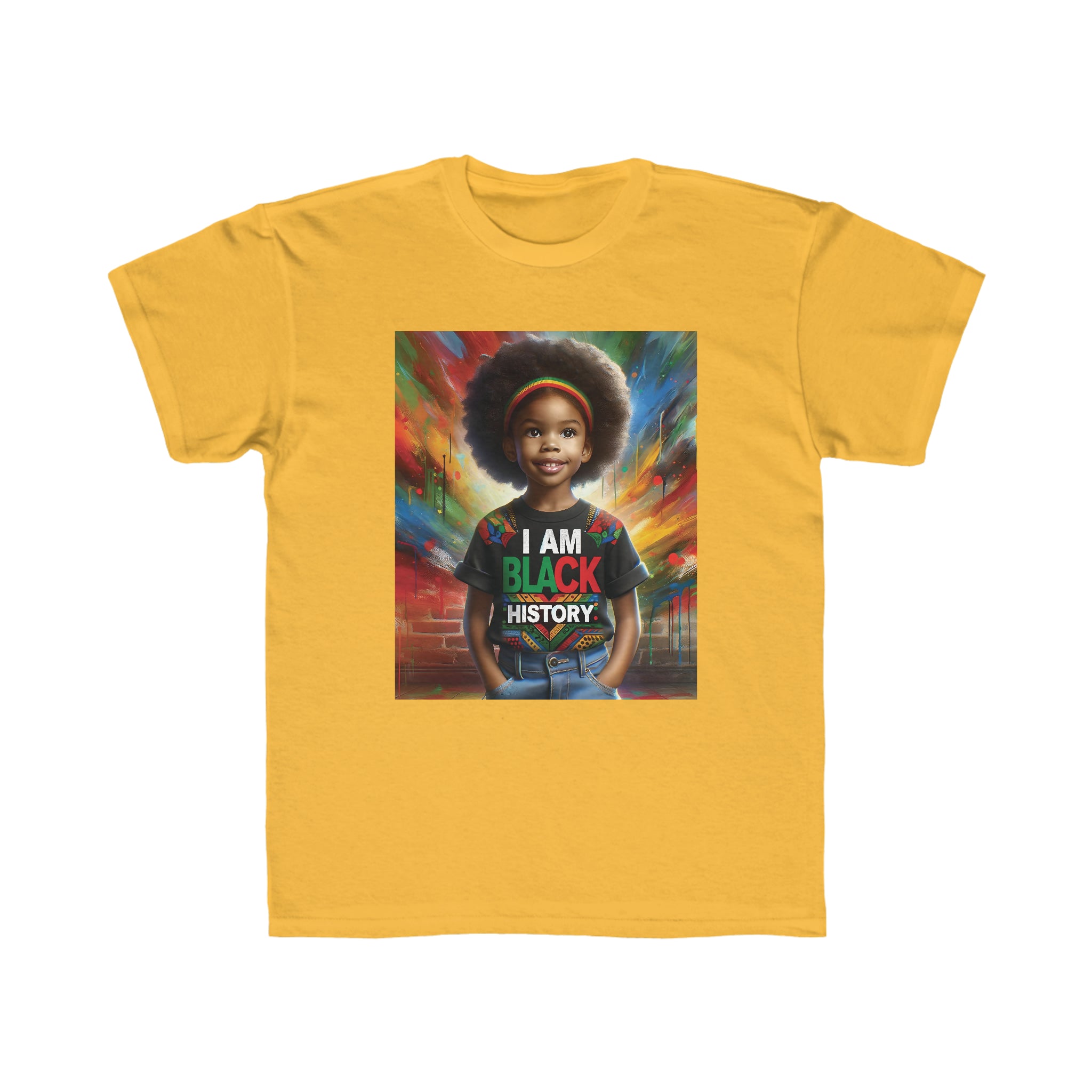I am Black History Regular Fit Tee (Youth)