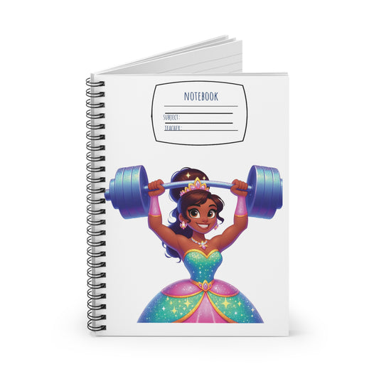 Princess Power Spiral Notebook - Ruled Line