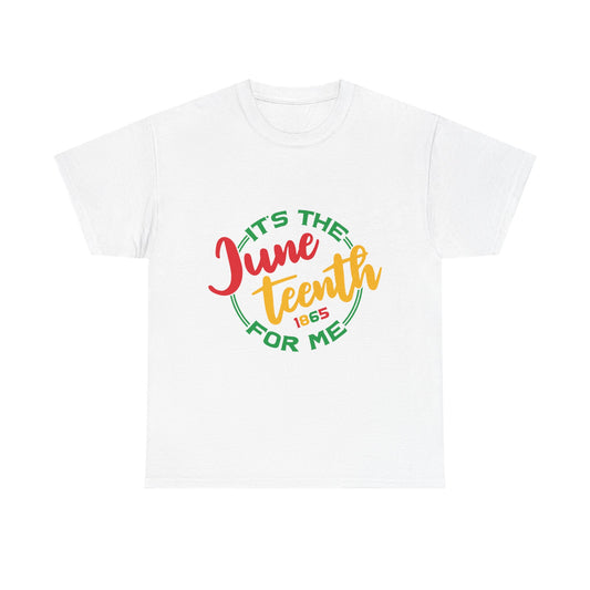 Unisex Juneteenth Tee – 1865 (Color - White & Black ONLY)
