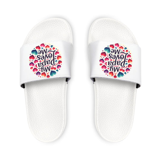 My Papa Loves Me Slide Sandals