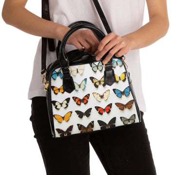 Shoulder Handbag (Butterflies)