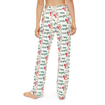 "Holiday Humor Pajama Set - Naughty, Nice... I Tried!" (Kids)