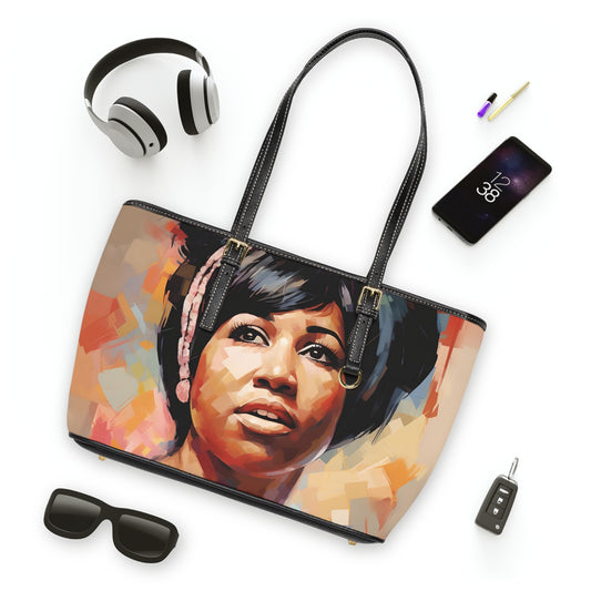 PU Leather Shoulder Bag (Queen of Soul)