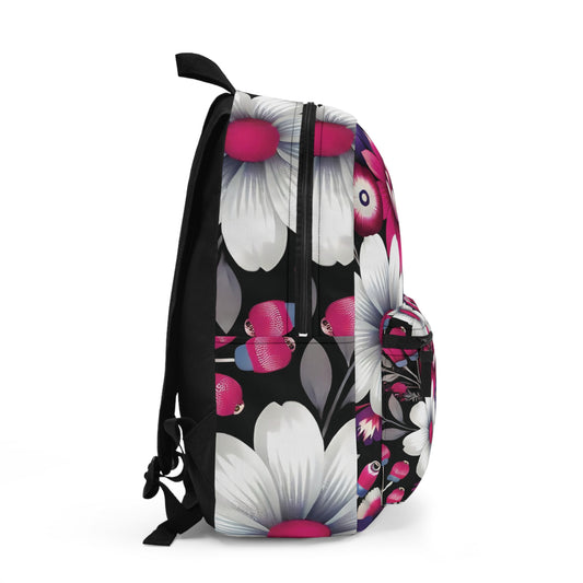 Pink & Purple Floral Backpack