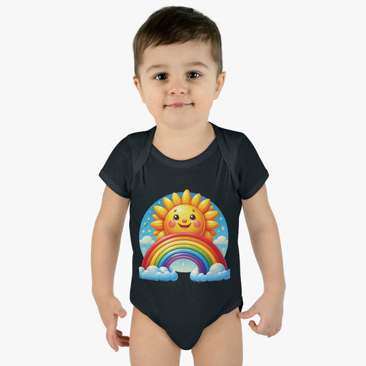 "Sunshine" Infant Baby Rib Bodysuit