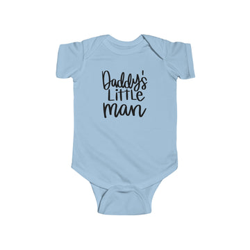 Daddy's Little Man Infant Fine Jersey Bodysuit
