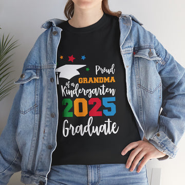 Proud Grandma Graduation Tee 2025 | Heavy Cotton T-Shirt