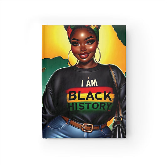 I AM Black History - Daily Journal - Ruled Line