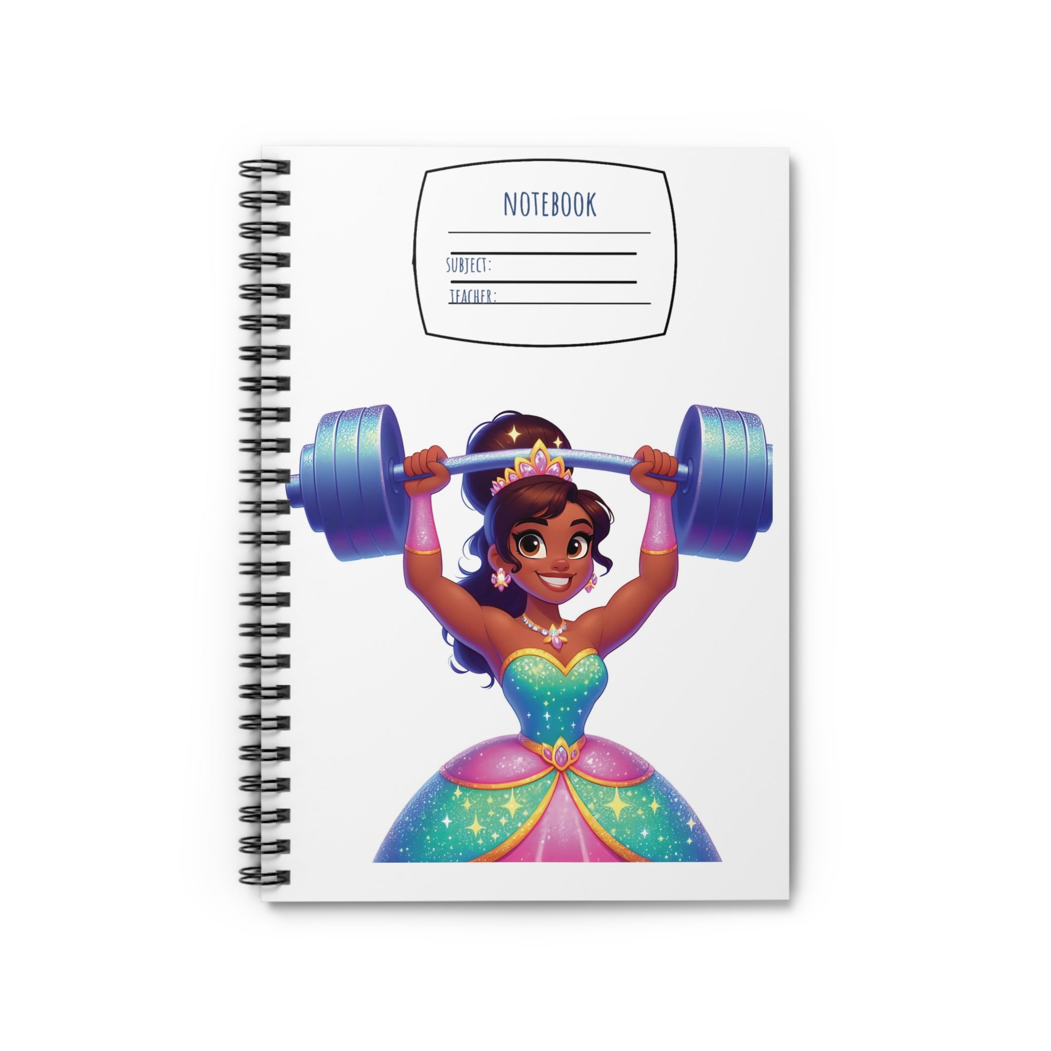 Princess Power Spiral Notebook - Ruled Line